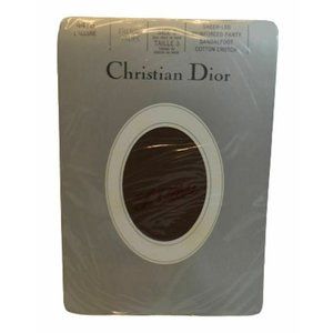 Christian Dior Sheer-Leg Sandalfoot Cotton French Taupe 3 - NWT